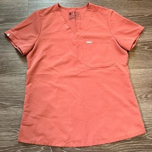 FIGS mauve scrub top